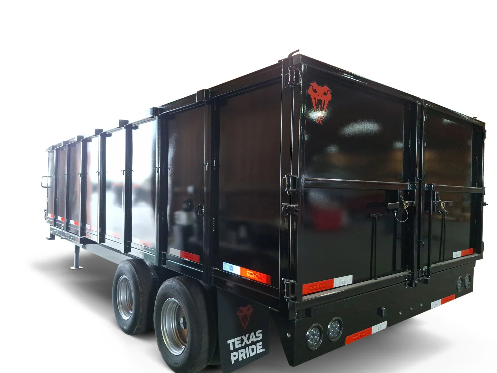 8'x20'x4' - 26K GVWR - Gooseneck Dual Ram Dump Trailer - Image 2